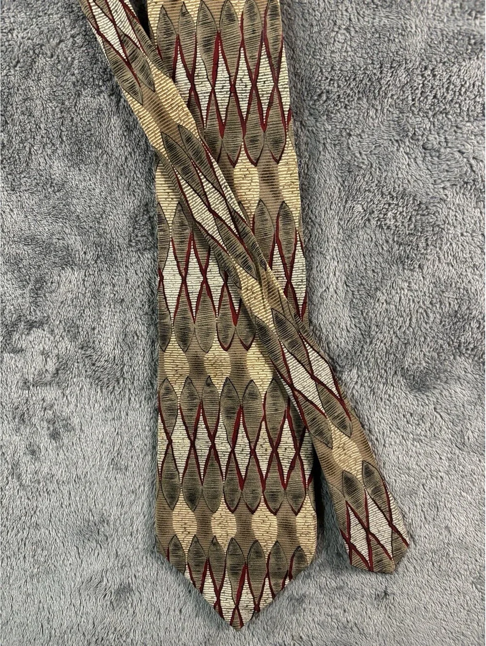 Brandini Le Collezioni Geometric Pattern Tie All silk